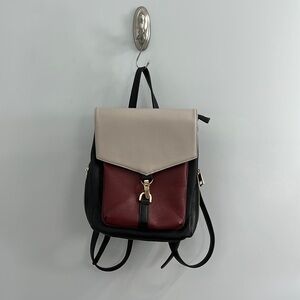 Lionel Color Blocked Backpack Purse